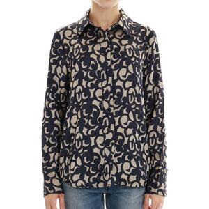 CAMICIA OPTICAL ANONYME BLU